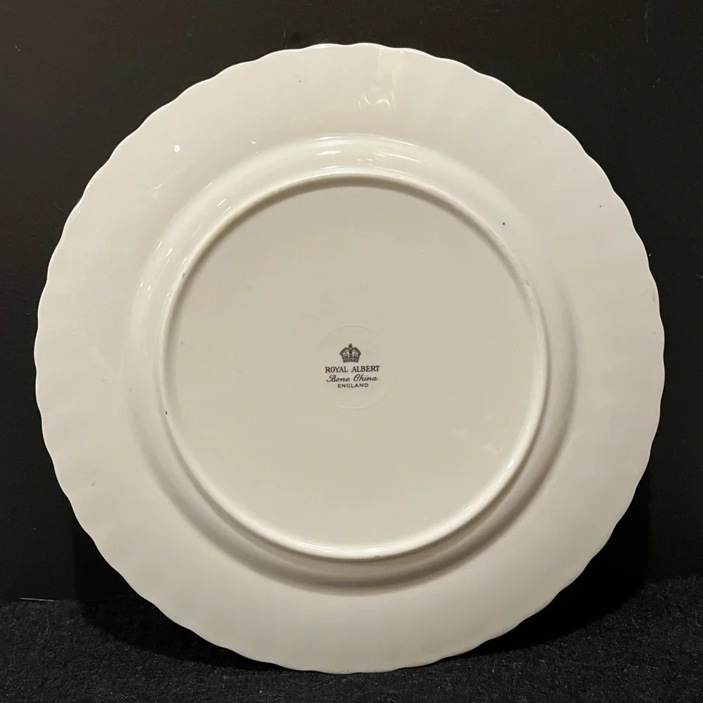 Vintage Royal Albert 50th Anniversary 6 C Teapot, Creamer, Plate, Lefton Tea Cup